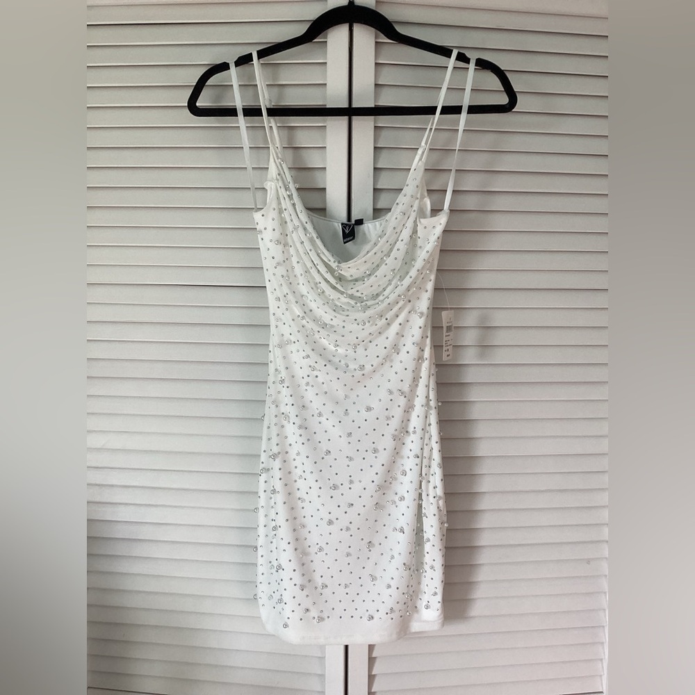 Windsor Catalina Rhinestone & Pearl Dress